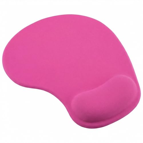 Silicone Wrist Rest Mouse Pad, Ergonomic Memory Foam Cushion, Non-Slip Rubber Base, Surface for Office, Gaming, Home - Comfortable Support to Reduce Wrist Fatigue 1Pcs - Rose - color: Rose