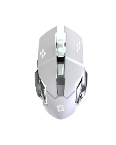 Wired Gaming Mouse with 4-Color Breathing Light, Silent Click, Ergonomic Hollow Side Wings, USB Professional Gamer Mouse for PC Laptop Desktop