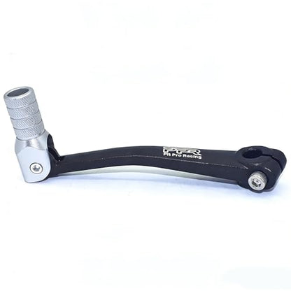 CNC Aluminum Gear Shifter Lever, Foldable Gear Shift Lever Fit for 50cc 110cc 250cc CRF50 XR50 XR CRF Dirt Pit Monkey Bike Motorcycle ATV Quad Accessories Parts (Black&Silver) - color: Black&Silver