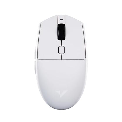 VXE Dragonfly V3 Wireless Gaming Mouse, Xhero Al Sensor, DPI up to 15,000, 54g Lightweight, 120Hr Battery Life, Ice-Feeling Coating, 6 Programmable Buttons, Tri-Mode 2.4G/Bluetooth/Wired - White - color: White, style: V3
