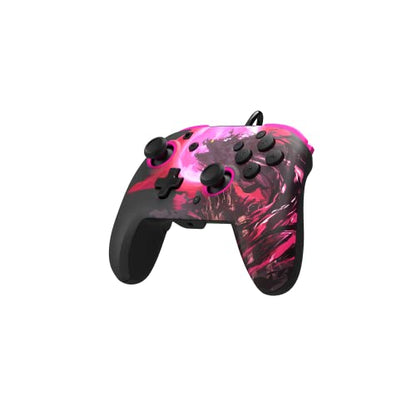 PDP REMATCH Enhanced Wired Nintendo Switch Pro Controller, Switch Lite/OLED Compatible - The Legend of Zelda: Breath of the Wild (Calamity Ganon)