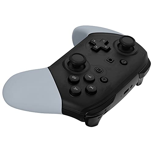 eXtremeRate New Hope Gray Replacement Handle Grips for Nintendo Switch Pro Controller, DIY Custom Hand Grip Shell for Nintendo Switch Pro Controller - Controller NOT Included - color: New Hope Gray
