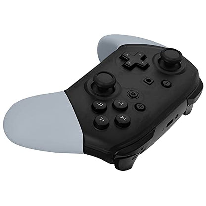 eXtremeRate New Hope Gray Replacement Handle Grips for Nintendo Switch Pro Controller, DIY Custom Hand Grip Shell for Nintendo Switch Pro Controller - Controller NOT Included - color: New Hope Gray