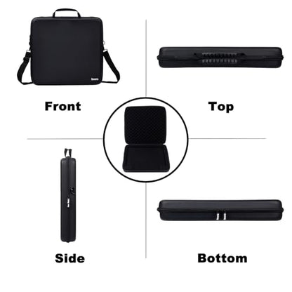 Banworks PU Hardshell MIDI Controller Case Custom Fit for Ableton Push 3 (Desktop/Standalone Version), Audio Workstation Performance Controller Storage/Carrying Case JT/HCQSNB-01 (Case Only, 1 Piece) - size: For Ableton Push 3