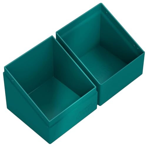 Ultimate Guard Boulder Solid 100+, Deck Case for 100 Double-Sleeved TCG Cards, Petrol, Secure & Durable Storage for Trading Card Games, No Transparency - color: Petrol