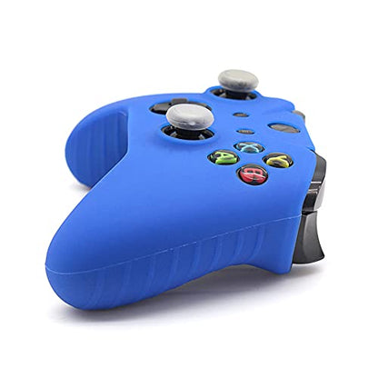 OSTENT Soft Protector Silicone Skin Case Cover Pouch for Microsoft Xbox One Controller Color Blue - color: Blue