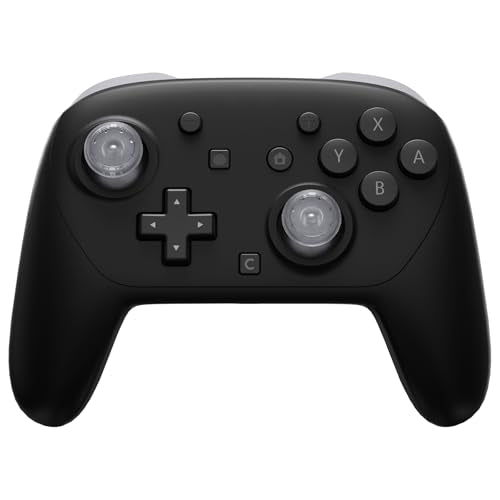 eXtremeRate Replacement 3D Joystick for Nintendo Switch 2 Pro Controller, Left Right Analog Stick Thumbsticks with Screwdriver Tools for Switch 2 Pro Controller, Multi-Colors Options - Clear - color: Clear