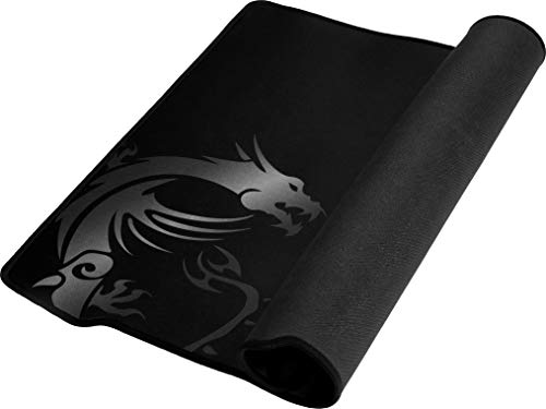 msi Ultra-Smooth Low-Friction Textile Surface Natural Rubber Base Extra Soft Comfortable Touch Anti-Slip Gaming Mouse Pad (Agility GD30)