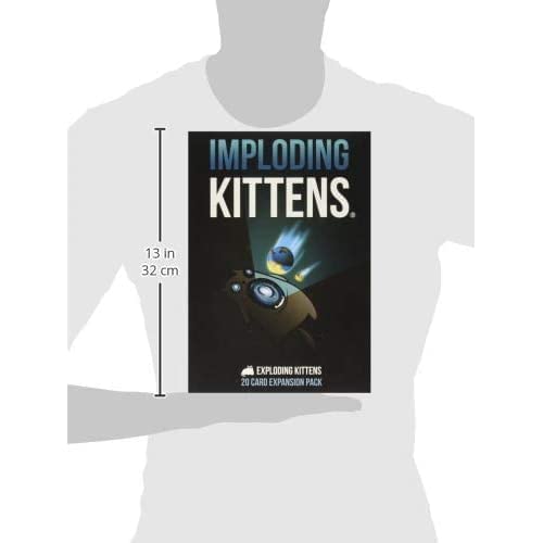 Imploding Kittens Expansion Set - A Russian Roulette Card Game, Easy Family-Friendly Party Games for Adults, Teens & Kids - 20 Card Add-on - style: Expansion: Imploding Kittens