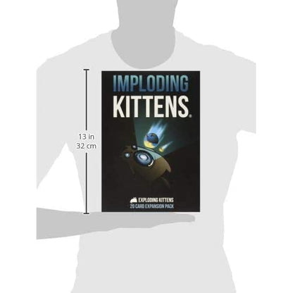 Imploding Kittens Expansion Set - A Russian Roulette Card Game, Easy Family-Friendly Party Games for Adults, Teens & Kids - 20 Card Add-on - style: Expansion: Imploding Kittens