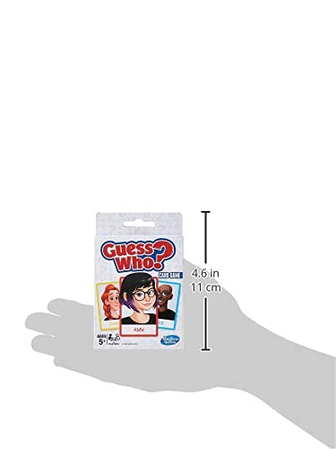 Hasbro Gaming Guess Who? Card Game for Kids, 2 Player Guessing Game, Fun Summer Activities, Vacation Travel Essentials, Ages 5+