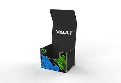 Vault- TCG/MTG 100+ Card Color Combo Deck Box (Blue/Black/Green) - color: Blue/Black/Green