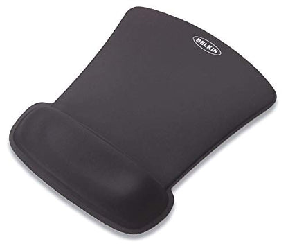 Belkin WaveRest Gel Mouse Pad, Black (F8E262-BLK), 1 Pack - color: Black, size: 10.8L x 8.1W inches