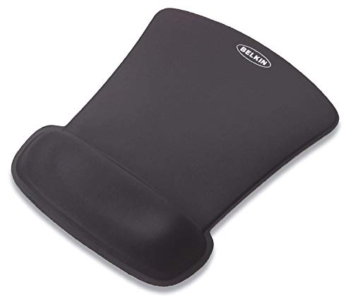 Belkin WaveRest Gel Mouse Pad, Black (F8E262-BLK), 1 Pack - color: Black, size: 10.8L x 8.1W inches