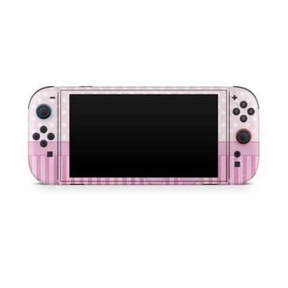 Glossy Glitter Gaming Skin Compatible with Nintendo Switch 2 Console Only - Pink Present - Premium 3M Vinyl Protective Wrap Decal Cover - Easy to Apply | Crafted in The USA by MightySkins - color: Pink Present, size: Switch 2 Console Skin Only, style: Glo