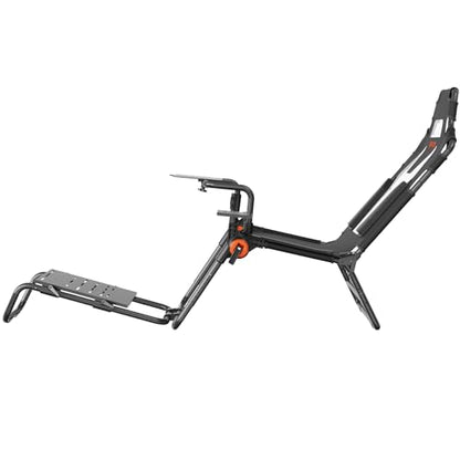VEVOR Racing Wheel Stand Foldable Fit For Logitech,Thrustmaster,Fanatec,Hori,Mad Catz, Carbon Steel Driving Simulator Cockpit Adjustable Pedal & Seat,Fit Most Wheels and Pedals, Max. Load 330lbs