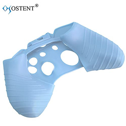 OSTENT Soft Protector Silicone Skin Case Cover Pouch for Microsoft Xbox One Controller Color Light Blue - color: Light Blue