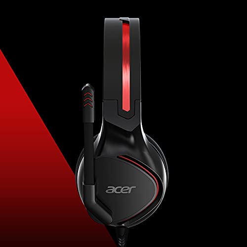 Acer Nitro Gaming Headset with Flexible Omnidirectional Mic, Adjustable Headband, (Pack of 1) - style: Nitro Headset