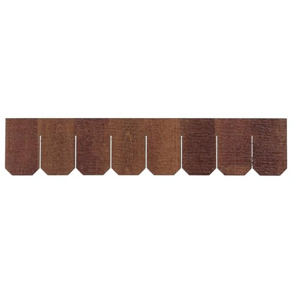 Miniature Roof Shingle Strips for 1:12 Scale Dollhouse Roofing | Set of 25 Strips, REDUCIO! - color: Copper Brown