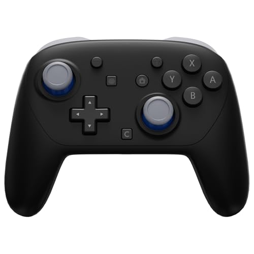 eXtremeRate Replacement 3D Joystick for Nintendo Switch 2 Pro Controller, Left Right Analog Stick Thumbsticks with Screwdriver Tools for Switch 2 Pro, Multi-Colors Options - Yale Blue & New Hope Gray - color: Yale Blue & New Hope Gray