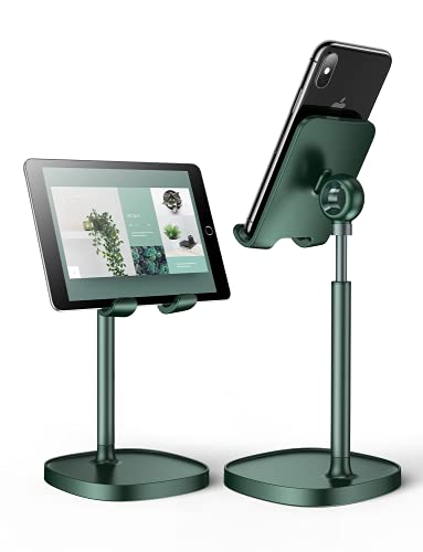 LISEN Phone Stand for Desk, Phone Holder, Green Desk Accessories for Women | Phone Holder for Desk, Green Desk Accessories, Office Accessories for Women, Compatible with Switch iPad, 4-10 in Devices - color: Green