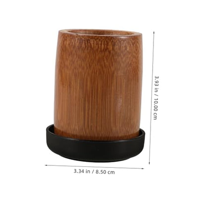 BESPORTBLE Wooden Dice Cup Capacity Dice Rolling Cup with Base for Board Games Excellent Craftsmanship for Home Ktv Bar Entertainment Versatile Dice Shaker Prop