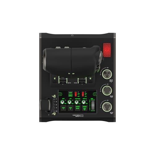 Turtle Beach VelocityOne Flightdeck Universal HOTAS Simulation System - PC | Windows 10 & 11 PCs, Joystick & Throttle for Air & Space Combat Simulation, Touch Display, 139 Mappable Controls, Black - style: Universal HOTAS Simulation System