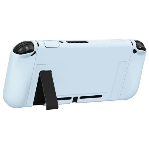 playvital ZealProtect Soft Protective Case for Nintendo Switch, Flexible Joycon Cover Slim Cover for Nintendo Switch with Screen Protector & Thumb Grips & Direction Button Caps - Sky Blue - color: Sky Blue