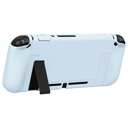 playvital ZealProtect Soft Protective Case for Nintendo Switch, Flexible Joycon Cover Slim Cover for Nintendo Switch with Screen Protector & Thumb Grips & Direction Button Caps - Sky Blue - color: Sky Blue