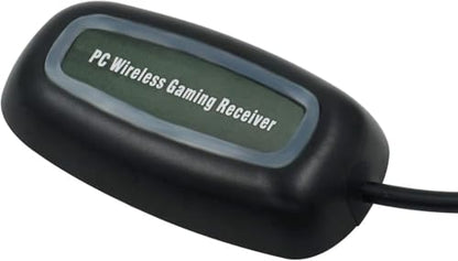 Mcbazel Wireless USB 2.0 Gaming Receiver Adapter for Microsoft Xbox 360 Desktop PC Laptop Gaming - Black