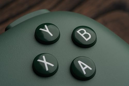 8Bitdo Ultimate C Wired Controller with RGB Lighting Fire Ring - Dark Green | Officially Licensed, Hall Effect Joysticks, Hall Trigger, 3.5mm Audio Jack, for Xbox Series X|S, Xbox One, Windows 10/11 - color: Dark Green
