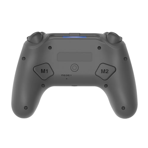 Wireless Anti-Stick Drift Controller for PS5/PC - Features, Turbo, 6-Axis Gyro, Dual Vibration, Macro Back Buttons, Touchpad, Bluetooth 5.0, 3.5mm Audio Jack & Built-in Microphone (BLACK2) - color: BLACK2