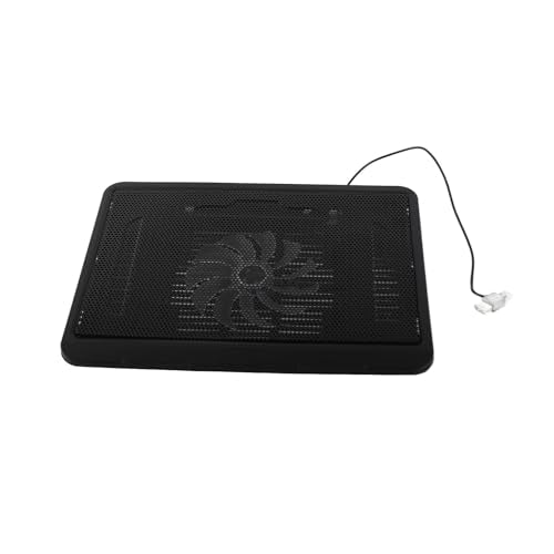 Laptop Cooler Cooling Pad Base Big Fan USB Stand for 14 or Below Notebook Blue The Angle for Optimal Viewing and Comfort Youre Gaming Watching (Black) - color: Black