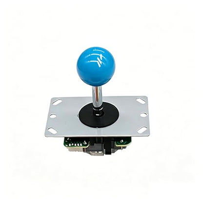 2Pcs Blue Arcade Joystick Ball Top 35mm M6 Thread Replacement Joystick Knob for DIY Fight Stick, Home Arcade, Commercial Gaming Machine – PS & ABS Material 30g (Blue) - color: bule