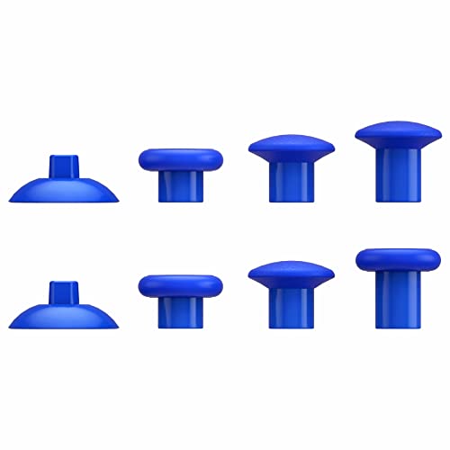 eXtremeRate ThumbsGear Xbox Seires X/S용 교체 가능한 썸스틱 - 편안함 향상 - 3가지 높이 돔형 및 오목한 그립 인체 공학적 조절 가능한 조이스틱 Xbox One S/X/Elite용 - 블루 - color: 블루.