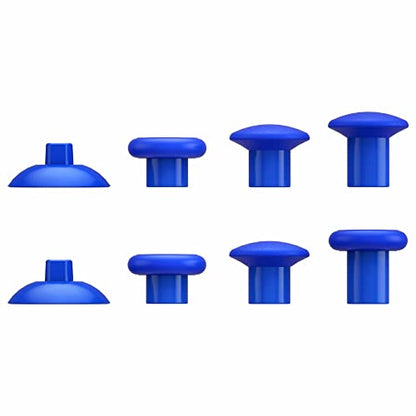 eXtremeRate ThumbsGear Xbox Seires X/S용 교체 가능한 썸스틱 - 편안함 향상 - 3가지 높이 돔형 및 오목한 그립 인체 공학적 조절 가능한 조이스틱 Xbox One S/X/Elite용 - 블루 - color: 블루.