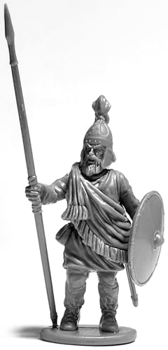 Wargames Delivered - Victrix Late Roman Unarmoured Infantry 28mm Miniature Wargaming with Bonus Miniature STL Download - 36 Plastic Figures with 38 Head Options – Build Arthurians, Byzantines & Goths