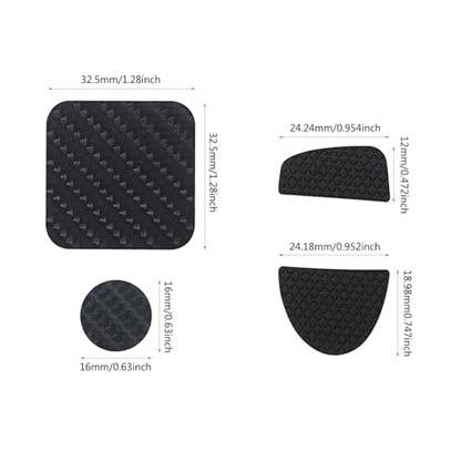 Flexible Silicone Grip Set for Steam Controller 2 2026 Joystick Caps Touchpad Protective Film Sticker and Rear Button Stickers Anti-sweat Reducing Finger Fatigue Improving Comfort Wear--proof Upgrade Kit (Red and Blue) - color: Red and Blue