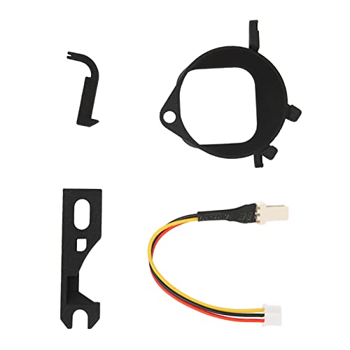 Cuifati 3D Print Console Fan Mount Kit, Mini Brushless Cooling Fan Bracket for DC Gaming Console, Compatible with x10 5V Fans, Silent with GDROM Emulators
