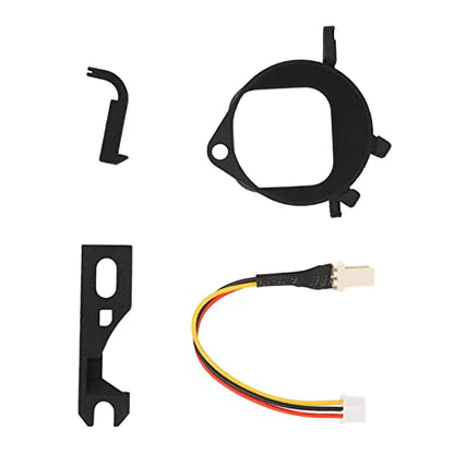Cuifati 3D Print Console Fan Mount Kit, Mini Brushless Cooling Fan Bracket for DC Gaming Console, Compatible with x10 5V Fans, Silent with GDROM Emulators