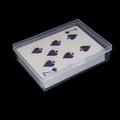 Playing Card Case 3Pcs Plastic Playing Card Box Holder Storage Organizer | NO Cards | Snap Closed | Suitable for 3.5X2.5 inch Game Gard - style: 3pcs for Poker Size