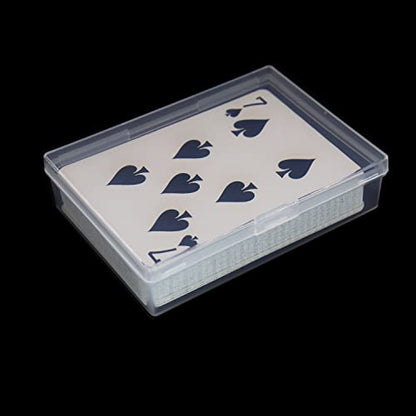 Playing Card Case 3Pcs Plastic Playing Card Box Holder Storage Organizer | NO Cards | Snap Closed | Suitable for 3.5X2.5 inch Game Gard - style: 3pcs for Poker Size
