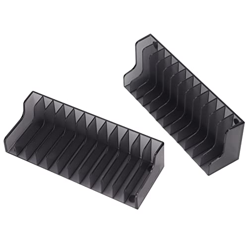 Estink Game Card Storage Stand 24-Slot ABS Tabletop Display Rack | Durable plastic , holds 12 cartridges and 12 discs, compact media shelf, fits Switch and Lite gaming setups,