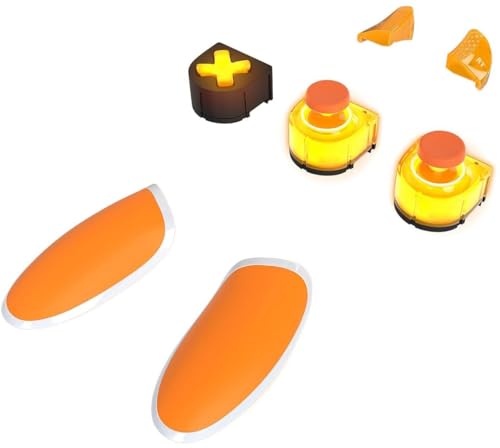 Thrustmaster eSwap X LED Orange Crystal Pack (Compatible with XBOX Series X/S, PC) - color: Orange Crystal, style: Eswap Module Packs