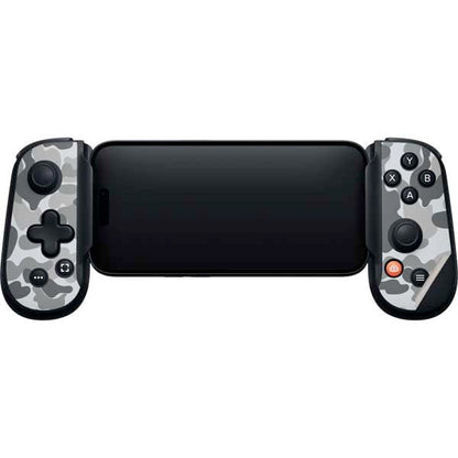 Skinit Decal Gaming Skin Compatible with Backbone One for iPhone Game Controller - Grey Street Camo Design - color: Grey - CAMBPE02