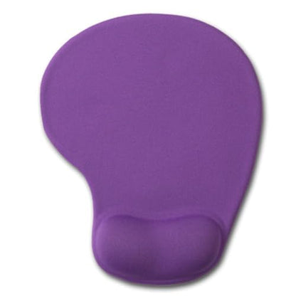 Office Mousepad with Gel Wrist Support - Ergonomic Gaming Desktop Mouse Pad Wrist Rest - Design Gamepad Mat Rubber Base for Laptop Computer -Silicone Non-Slip Special-Textured Surface (07Purple) - color: 07Purple