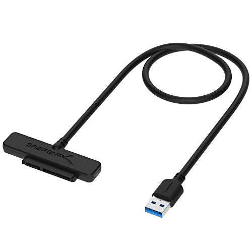 SABRENT USB 3.0 to 2.5in SATA Adapter Cable for SSD & HDD, UASP (EC-SSHD) | USB-A to SATA; 5Gbps; USB-powered, no external power; SATA I/II/III; SSD & laptop HDD; hard drive reader - style: 2.5" SSD/SATA Adapter