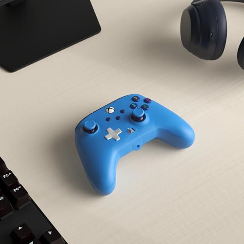 PowerA Enhanced Wired Controller for Xbox Series X|S - Blue, Officially Licensed for Xbox - color: Blue