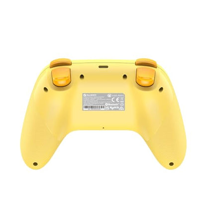 GameSir Nova Lite Wireless Controller for PC,Hall Effect Sticks & Trigger | Bluetooth Controller Gamepad with Hall Effect Trigger,Turbo,Rumble Vibration,Android, Switch & Steam Deck - color: Nova Lite(Yellow)