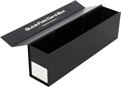 BCW QuickFold® Card Storage Boxes for Magnetics & Toploaders – 6 Pack | Trading Card Holder Box with Magnetic Closure | Easy Fold Assembly for Sports and TCG Cards - size: 6 Pack